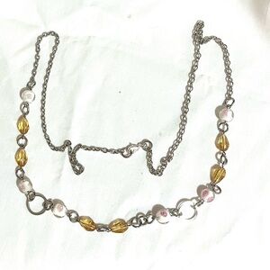 Chain beaded necklace